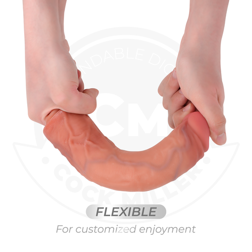 Gode vibrant réaliste à télécommande et ventouse